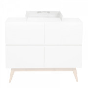 Trendy pelenkázó feltét komódhoz - White White Trendy pelenkázó feltét komódhoz - White White